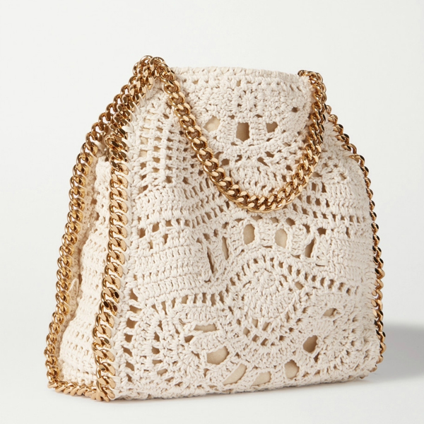 2020年人気新作∞∞ STELLA MCCARTNEY  ステラマッカートニー偽物 ∞∞ Falabella mini crocheted バッグ☆